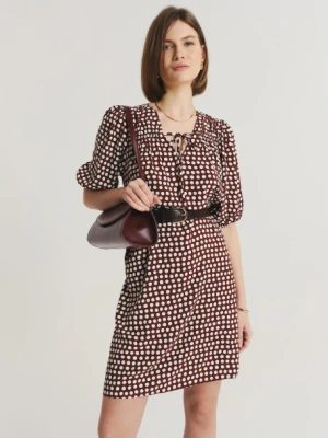 Wiskozowa sukienka z nadrukiem w kropki Greenpoint