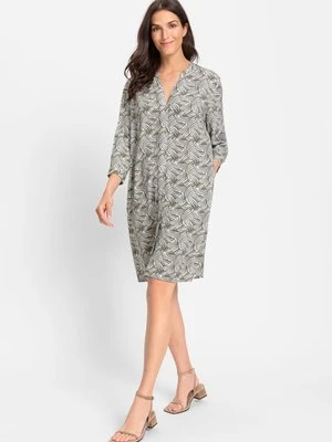 Wiskozowa sukienka z printem - Pure Vibrance Olsen