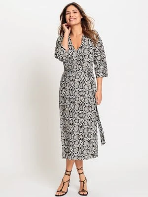 Wiskozowa sukienka ze wzorem - Designer Choice Olsen