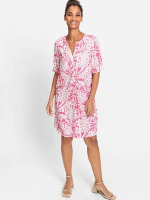 Wiskozowa sukienka ze wzorem - Tropicana Olsen