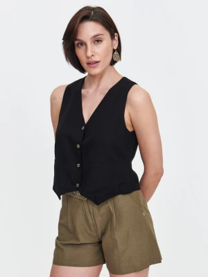 Zdjęcie produktu Wiskozowo-lniana kamizelka Top Secret