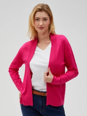 Wiskozowy sweter fuksjowy Moodo