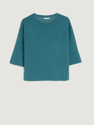 Wiskozowy top w turkusowym kolorze Greenpoint