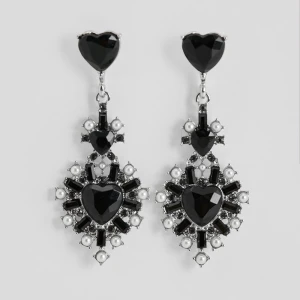 Wiszące kolczyki w stylu glam goth House