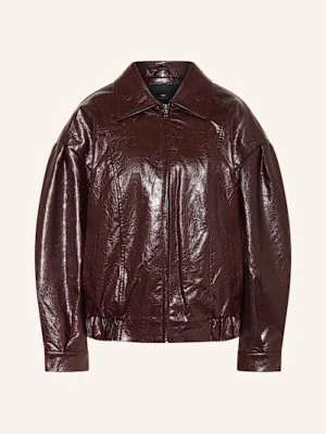 Withblack Bluzon Gilian Z Imitacji Skóry rot