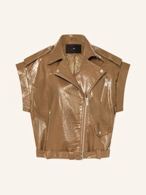 Withblack Kamizelka Gilian Z Imitacji Skóry braun