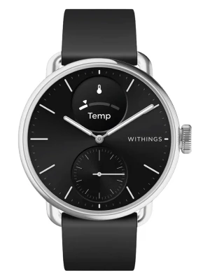 WITHINGS Smartwatch "ScanWatch 2" w kolorze srebrno-czarnym rozmiar: onesize
