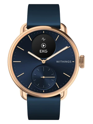 WITHINGS Smartwatch "ScanWatch 2" w kolorze złoto-granatowym rozmiar: onesize