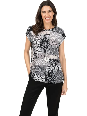 WITT WEIDEN Bluzka w kolorze czarno-biało-beżowym rozmiar: 46