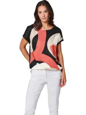 WITT WEIDEN Bluzka w kolorze kremowo-czarno-pomarańczowym rozmiar: 40