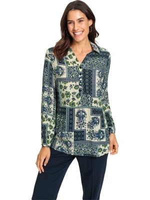 WITT WEIDEN Bluzka w kolorze niebiesko-beżowym rozmiar: 40