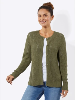 WITT WEIDEN Kardigan w kolorze khaki rozmiar: 40