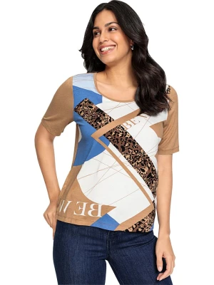 WITT WEIDEN Koszulka w kolorze jasnobrązowo-białym rozmiar: 44