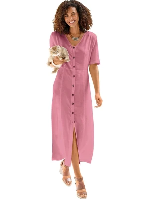 WITT WEIDEN Lniana sukienka w kolorze jasnoróżowym rozmiar: 38