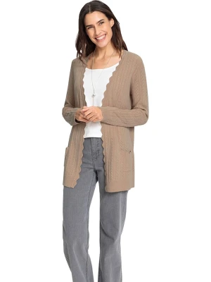 WITT WEIDEN Wełniany kardigan w kolorze jasnobrązowym rozmiar: 48