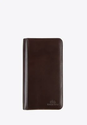 Wizytownik ze skóry klasyczny brązowy Wittchen