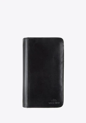 Wizytownik ze skóry klasyczny czarny Wittchen