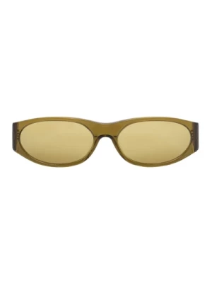Włoskie okulary przeciwsłoneczne z owalną oprawą Flatlist