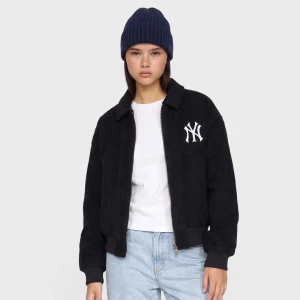 WMNS MLB Wool Oversized Bomber Jacket New Era niebieski