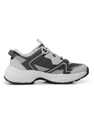 WODEN Skórzane sneakersy "Sif" w kolorze szarym rozmiar: 36