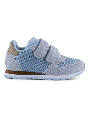 WODEN Sneakersy "Sandra Pearl Mesh" w kolorze błękitnym rozmiar: 26