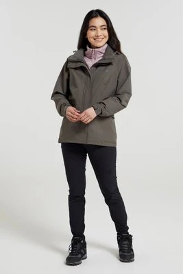 Wodoodporna kurtka 3 w 1 Storm II - Dark Green Mountain Warehouse