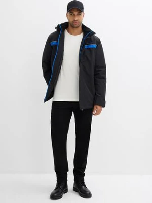 Wodoodporna kurtka funkcjonalna z odpinanym kapturem bonprix