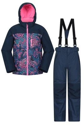 Wodoodporna kurtka i spodnie narciarskie Vortex Kids Extreme - Navy Mountain Warehouse