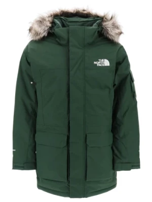 Wodoodporna Parka z Kapturem i Wypełnieniem z Gęsiego Puchu The North Face