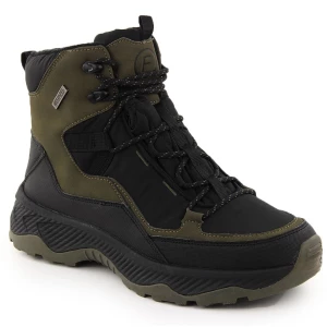 Wodoodporne buty męskie trekkingowe ocieplane khaki Filippo MTR6654 czarne