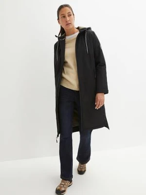 Wodoodporny płaszcz przeciwdeszczowy z ociepleniem w długości midi bonprix