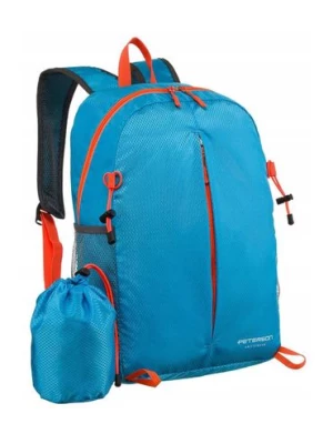 Wodoodporny, składany plecak turystyczny - niebieski Peterson