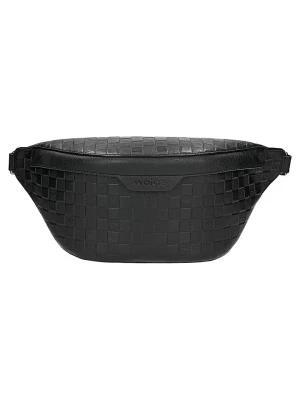 Wojas Skórzana saszetka w kolorze czarnym - 38 x 19 x 10 cm rozmiar: onesize