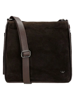 Wojas Skórzana torebka w kolorze brązowym - 26 x 30 x 11 cm rozmiar: onesize
