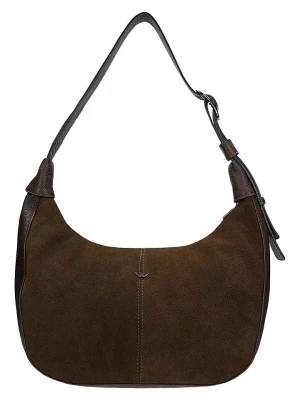 Wojas Skórzana torebka w kolorze brązowym - 34 x 23 x 12 cm rozmiar: onesize