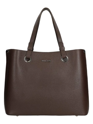 Wojas Skórzana torebka w kolorze brązowym - 34 x 28 x 12 cm rozmiar: onesize