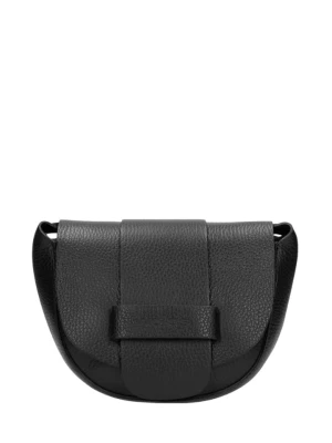 Wojas Skórzana torebka w kolorze czarnym - (S)16 x (W)21 x (G)7 cm rozmiar: onesize