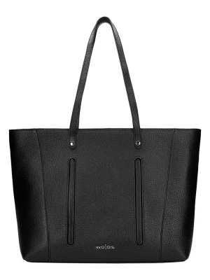 Wojas Skórzana torebka w kolorze czarnym - (S)35 x (W)30 x (G)13 cm rozmiar: onesize