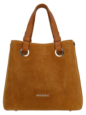 Wojas Skórzana torebka w kolorze jasnobrązowym - 23 x 25 x 12 cm rozmiar: onesize