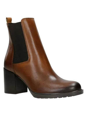 Wojas Skórzane botki w kolorze brązowym rozmiar: 39