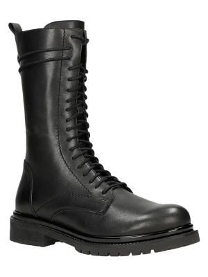 Wojas Skórzane botki w kolorze czarnym rozmiar: 41