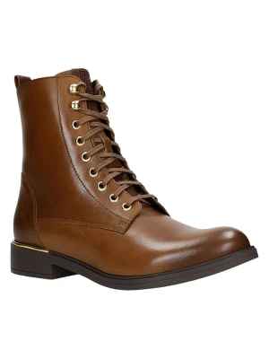 Wojas Skórzane botki w kolorze jasnobrązowym rozmiar: 40