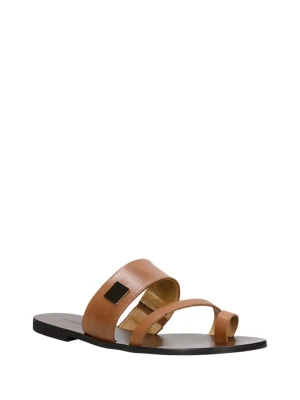 Wojas Skórzane japonki w kolorze jasnobrązowym rozmiar: 39