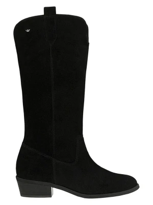 Wojas Skórzane kozaki w kolorze czarnym rozmiar: 38