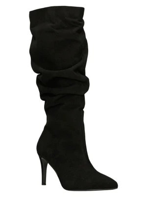 Wojas Skórzane kozaki w kolorze czarnym rozmiar: 38