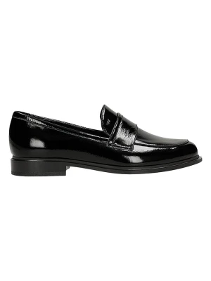 Wojas Skórzane mokasyny w kolorze czarnym rozmiar: 39