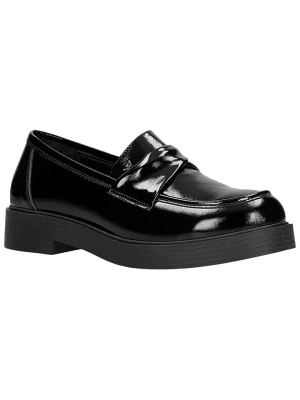 Wojas Skórzane mokasyny w kolorze czarnym rozmiar: 40