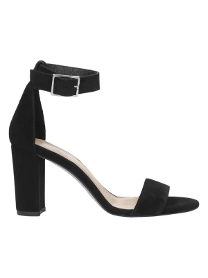 Wojas Skórzane sandały w kolorze czarnym rozmiar: 40
