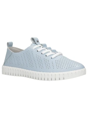 Wojas Skórzane sneakersy w kolorze błękitnym rozmiar: 37