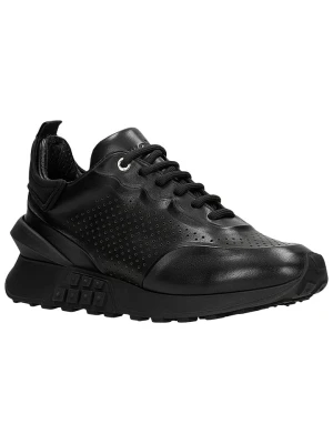 Wojas Skórzane sneakersy w kolorze czarnym rozmiar: 38